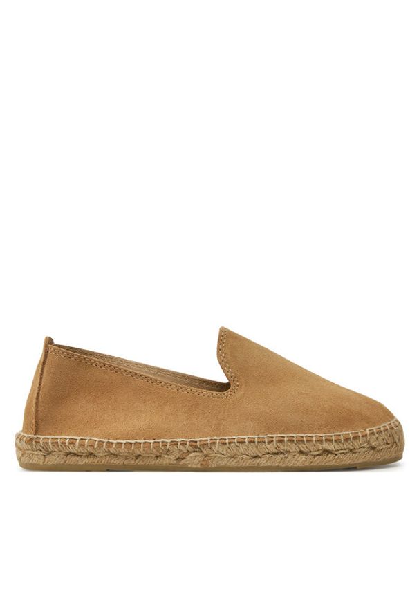 Manebi Espadryle Hamptons Flat Espadrilles M 2.8 C0 Beżowy. Kolor: beżowy. Materiał: skóra, zamsz