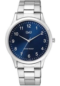 Zegarek Q&Q Zegarek QQ C08A-001P Męski Klasyczny Niebieski. Kolor: niebieski. Styl: klasyczny #1