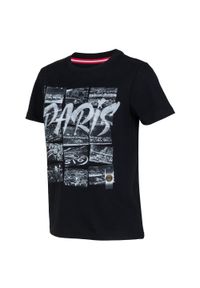 Koszulka PSG dla dzieci - Oficjalna kolekcja Paris Saint Germain. Kolor: czarny. Sport: piłka nożna #1