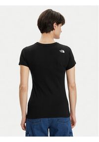 The North Face T-Shirt Easy NF0A87N6 Czarny Regular Fit. Kolor: czarny. Materiał: bawełna #4