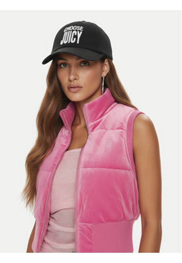 Juicy Couture Czapka z daszkiem Choose JCAWH125715 Czarny. Kolor: czarny. Materiał: bawełna