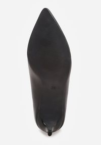 Renee - Czarne Czółenka na Szpilce w Klasycznym Stylu ze Skórzaną Wkładką Meloriel. Okazja: na spotkanie biznesowe, do pracy. Kolor: czarny. Materiał: skóra. Obcas: na szpilce. Styl: klasyczny #7