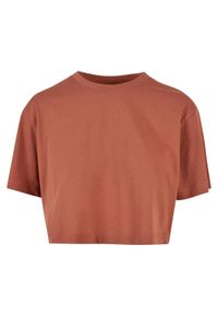 Urban Classics - Krótka Koszulka Damska Oversize Crop. Kolor: żółty, pomarańczowy, wielokolorowy. Długość: krótkie #1