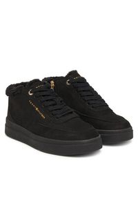TOMMY HILFIGER - Tommy Hilfiger Sneakersy Modern Court Sneaker Mc Wl FW0FW09000 Czarny. Kolor: czarny. Materiał: skóra #3