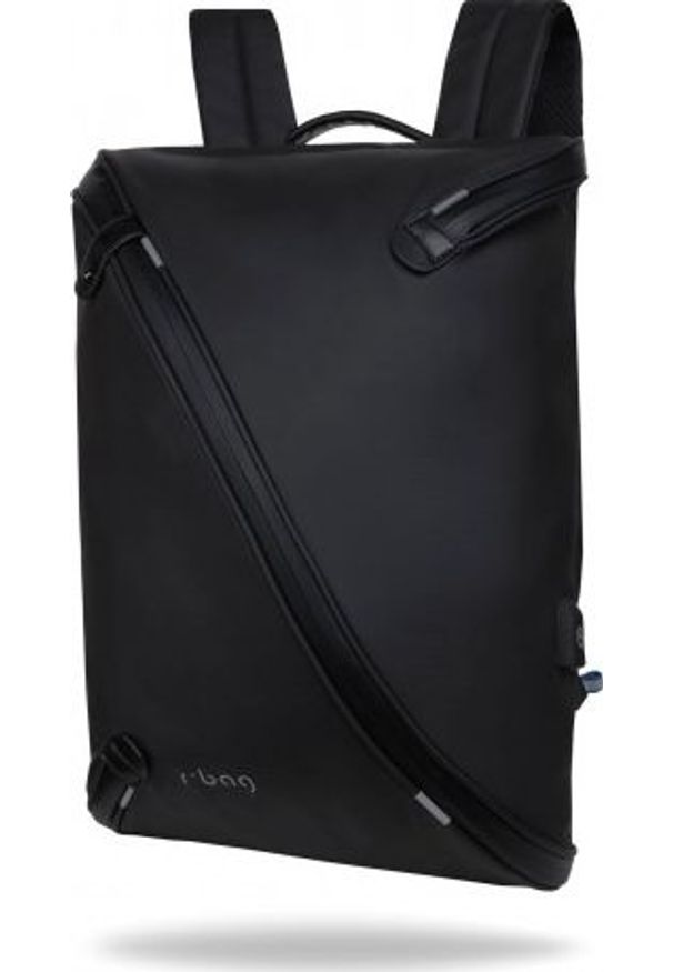 Czarny plecak na laptopa R-BAG