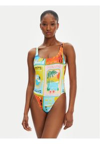 Roxy Strój kąpielowy Atlas ERJX103722 Kolorowy. Materiał: syntetyk. Wzór: kolorowy