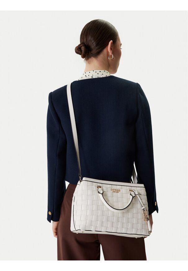 Guess Torebka Sandy HWWG84 18060 Écru. Materiał: skórzane