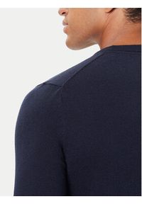 Guess Sweter M5YR26 Z0122 Granatowy Slim Fit. Kolor: niebieski. Materiał: syntetyk #5