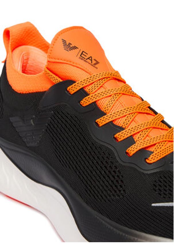 EA7 Emporio Armani Sneakersy X8X246 XK443 MZ611 Czarny. Kolor: czarny. Materiał: materiał