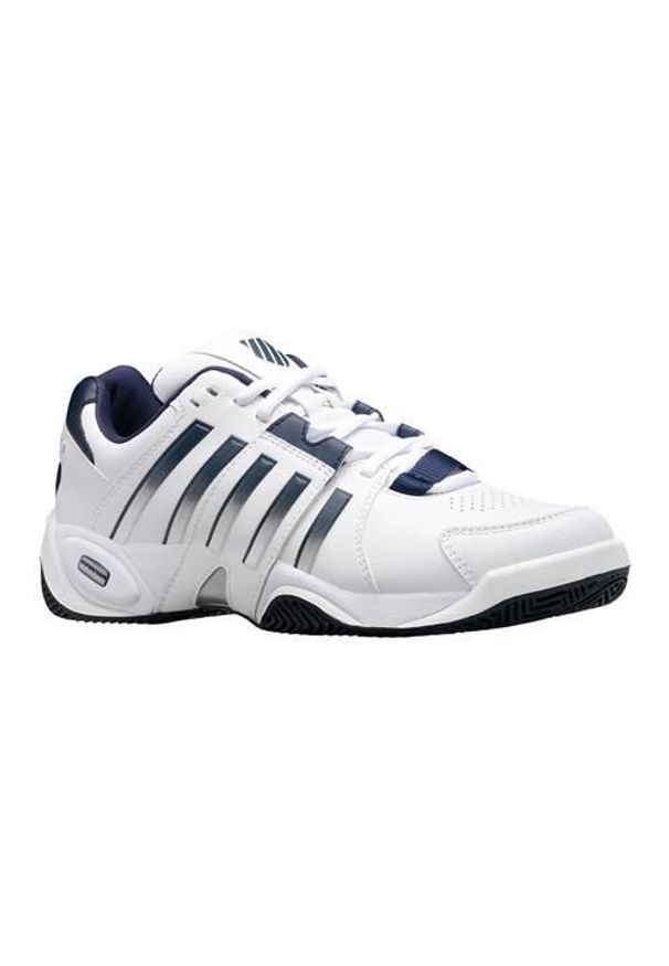 Buty do tenisa męskie K-Swiss Accomplish Iv Allcourt. Kolor: wielokolorowy, szary. Materiał: materiał, syntetyk. Szerokość cholewki: normalna. Sport: tenis