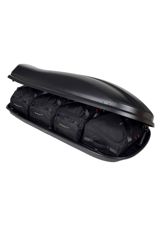 KJUST - Torby Do Boksu Dachowego Farad Marlin N6 4Szt Kjust. Kolor: czarny. Styl: sportowy