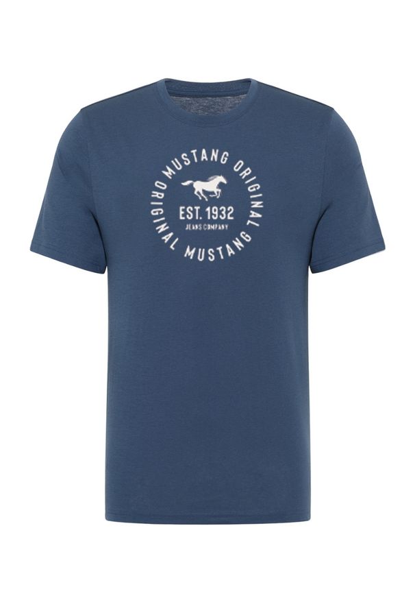 3 Pak Koszulek T-Shirt Mustang Style Alex Niebieski Granatowy Czarny 1017992. Kolor: czarny, niebieski, wielokolorowy