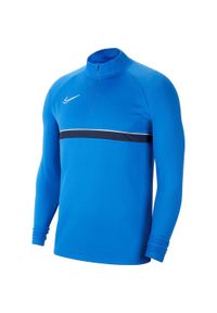 Bluza sportowa dla dzieci Nike Dri-FIT Academy 21 Drill Top. Kolor: niebieski. Technologia: Dri-Fit (Nike)