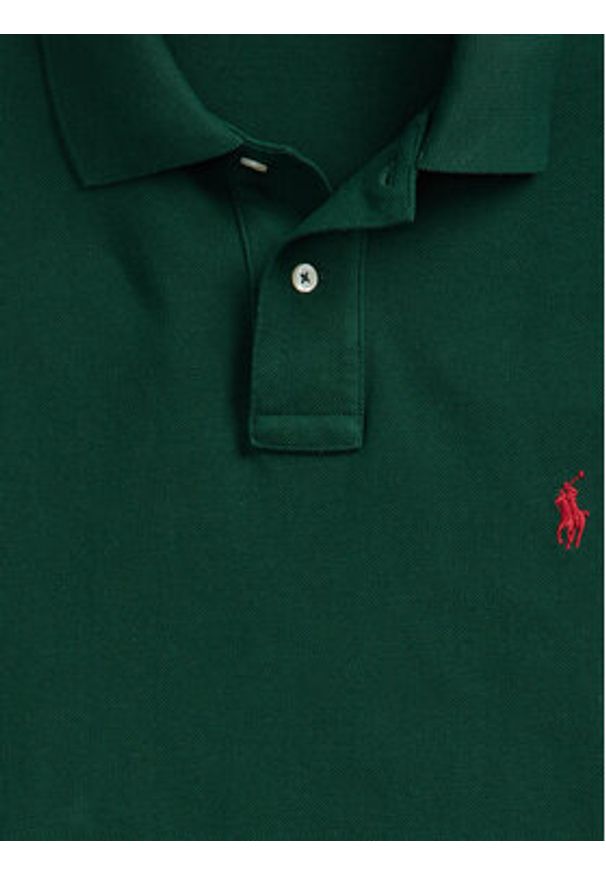 Polo Ralph Lauren Polo Core Replen 710782592 Zielony Custom Slim Fit. Typ kołnierza: polo. Kolor: zielony. Materiał: bawełna