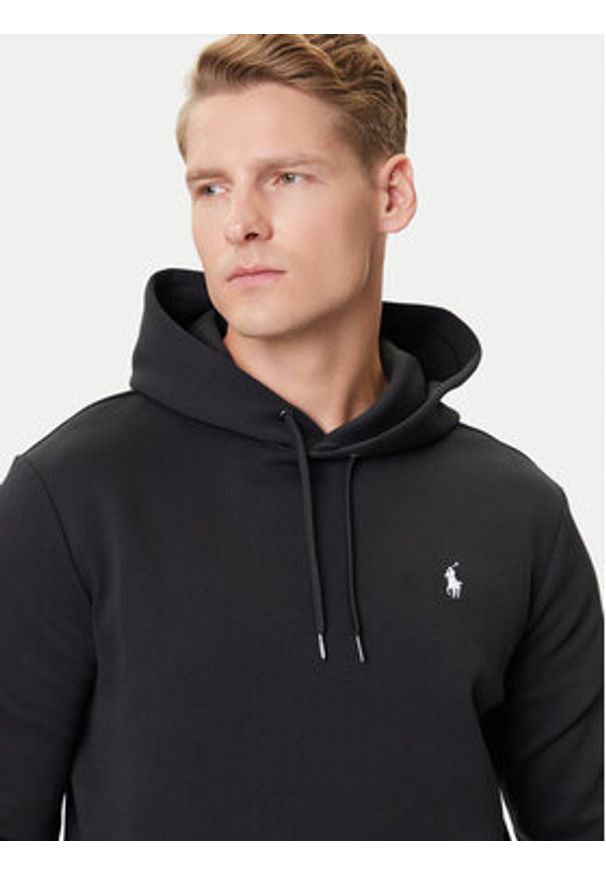 Polo Ralph Lauren Bluza 710907092013 Czarny Regular Fit. Typ kołnierza: polo. Kolor: czarny. Materiał: bawełna, syntetyk