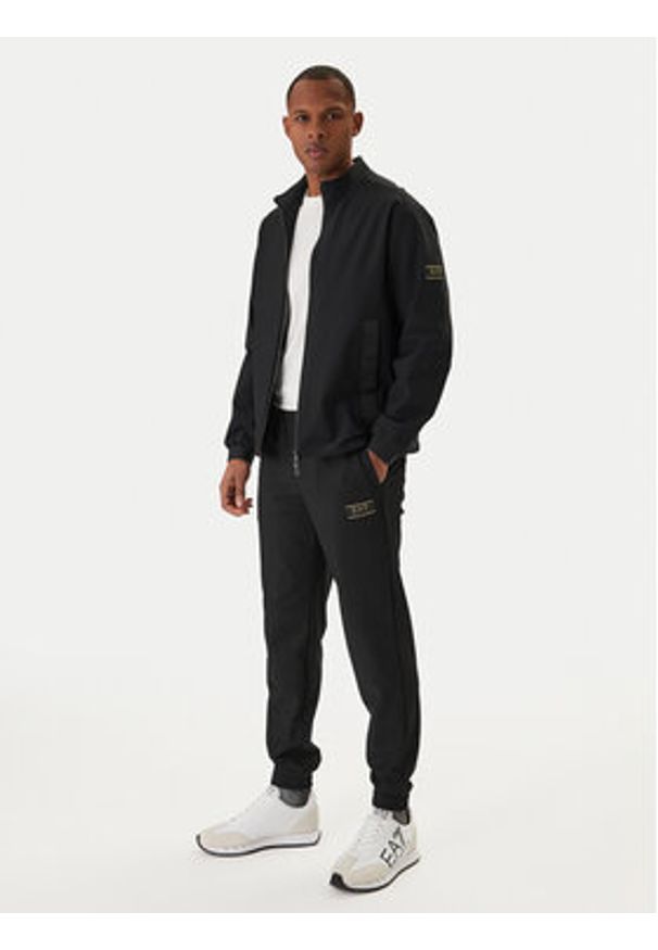EA7 Emporio Armani Kurtka przejściowa 7M001342 AF16659 Czarny Regular Fit. Kolor: czarny. Materiał: syntetyk