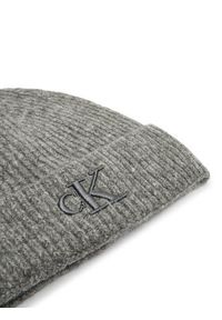 Calvin Klein Czapka Thick Embroidery K60K612321 Szary. Kolor: szary. Materiał: akryl #3