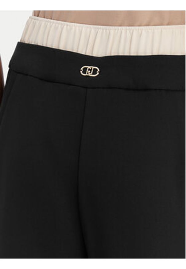 Liu Jo Sport Spodnie materiałowe TA6150 TS923 Czarny Regular Fit. Kolor: czarny. Materiał: syntetyk. Styl: sportowy