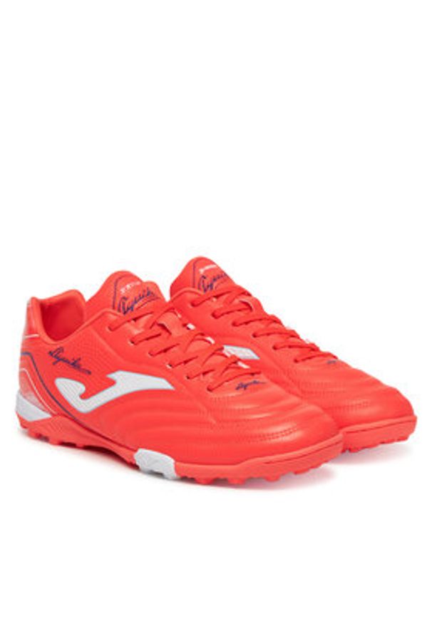 Joma Buty do piłki nożnej Aguila 2507 AGUS2507TF Koralowy. Kolor: pomarańczowy. Materiał: skóra
