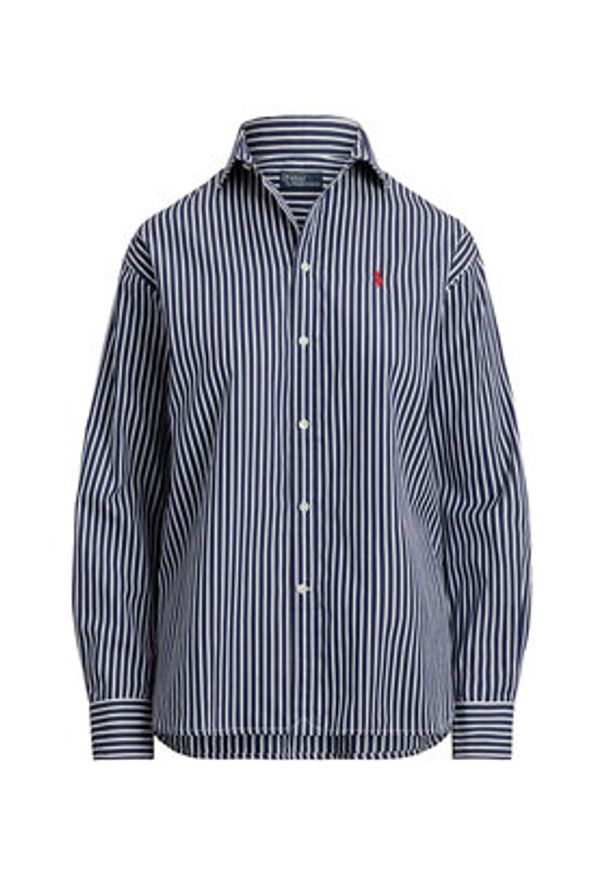 Polo Ralph Lauren Koszula 211910743032 Niebieski Regular Fit. Typ kołnierza: polo. Kolor: niebieski. Materiał: bawełna