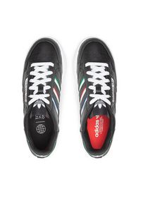 Adidas - adidas Sneakersy Continental 80 Stripes J GW6643 Czarny. Kolor: czarny. Materiał: skóra