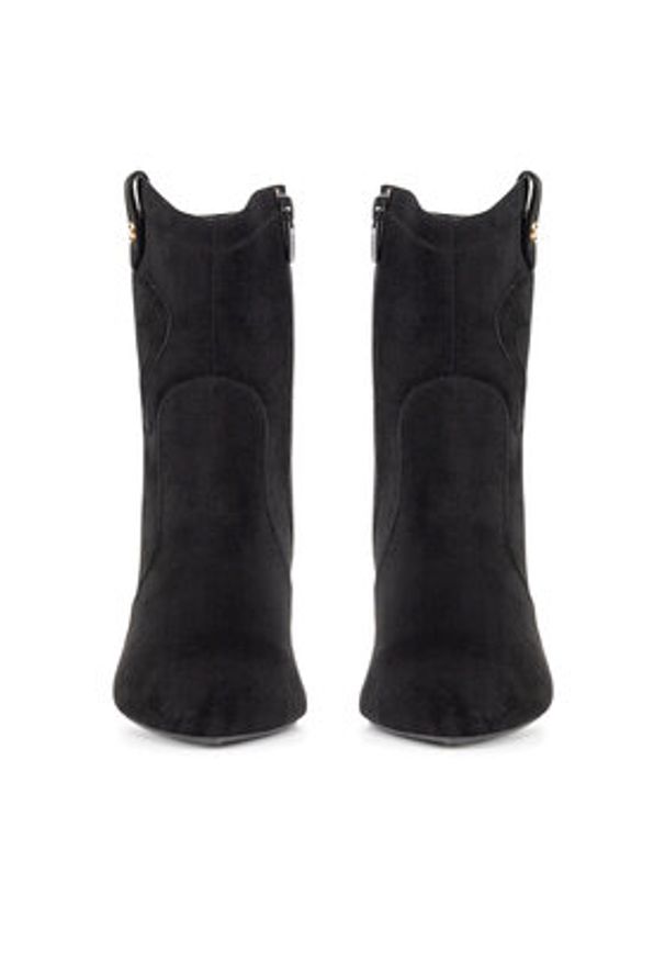 MEXX Kowbojki MI001714243W Czarny. Kolor: czarny. Materiał: skóra, zamsz