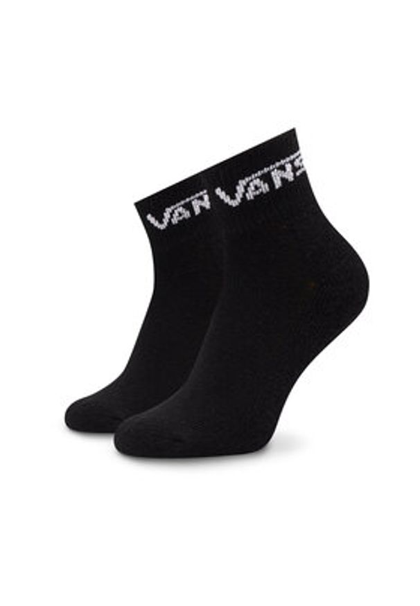 Vans Zestaw 2 par wysokich skarpet dziecięcych Drop V Classic VN0A7PTC Czarny. Kolor: czarny. Materiał: bawełna, materiał