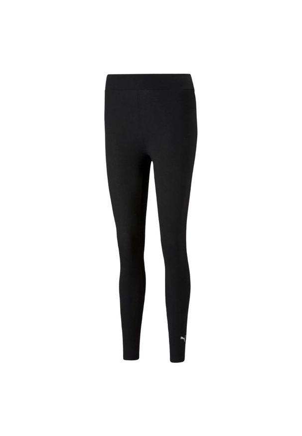 Puma - Damskie Legginsy Z Logo Essentials. Kolor: czarny