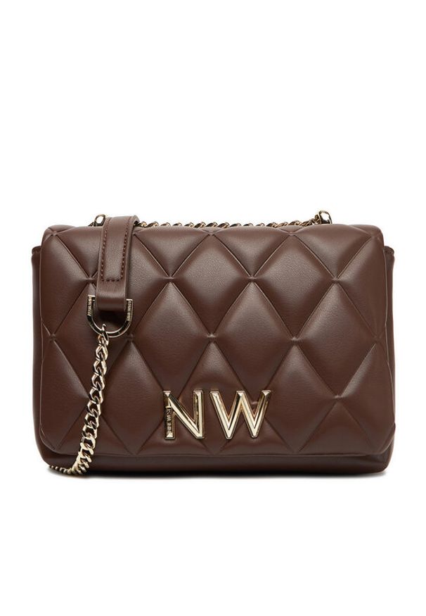 Nine West Torebka CEO-CHARLOTTE-I-S22558 Brązowy. Kolor: brązowy