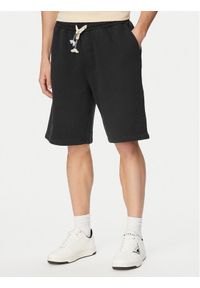 Guess Szorty materiałowe M6GD15 K3021 Czarny Regular Fit. Kolor: czarny. Materiał: bawełna #1
