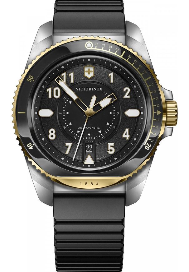 VICTORINOX - Zegarek Victorinox Zegarek męski Victorinox 242014 czarny. Kolor: czarny