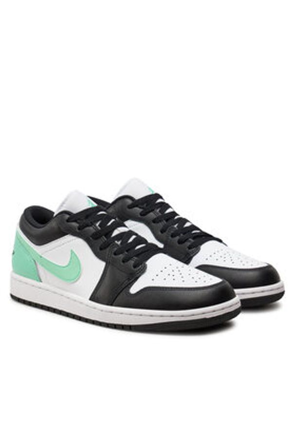 Nike Sneakersy Jordan 1 Low 553558 131 Biały. Kolor: biały. Materiał: skóra