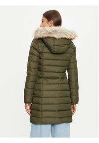 Tommy Jeans Kurtka puchowa Essential DW0DW18864 Zielony Slim Fit. Kolor: zielony. Materiał: syntetyk. Sezon: zima #2