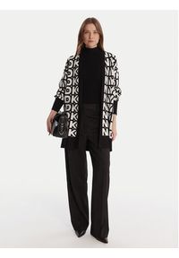 DKNY Kardigan P5MXAX88 Écru Relaxed Fit. Materiał: wiskoza #3