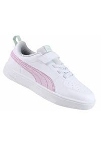 Buty do chodzenia dla dzieci Puma Rickie Ac Ps. Kolor: biały. Materiał: materiał, syntetyk. Szerokość cholewki: normalna. Sport: turystyka piesza
