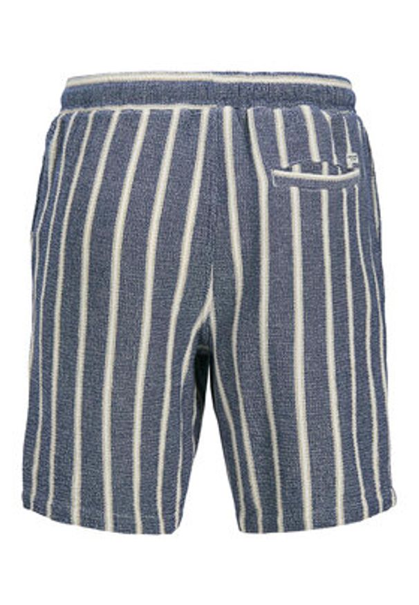Jack & Jones Szorty materiałowe Jaiden 12274413 Niebieski Relaxed Fit. Kolor: niebieski. Materiał: bawełna