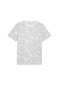 Puma - Męska koszulka Essentials Logo Lab PUMA White. Kolor: biały. Materiał: guma. Wzór: nadruk