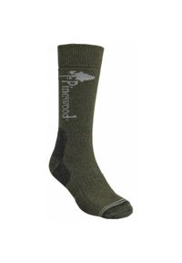 PINEWOOD - Skarpety trekkingowe Pinewood Melange. Kolor: zielony. Sport: turystyka piesza #1
