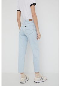 Lee jeansy CAROL LIGHT LENNOX damskie high waist. Stan: podwyższony. Kolor: niebieski #3