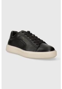 GANT - Gant sneakersy skórzane Zonick kolor czarny 27631231.G00. Nosek buta: okrągły. Kolor: czarny. Materiał: skóra #3