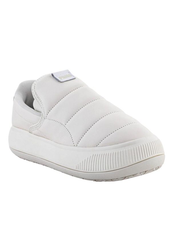 Puma - Buty Damskie Zamsz Projekt Wsuwany Mayu. Kolor: beżowy, biały, wielokolorowy. Materiał: zamsz. Sezon: zima