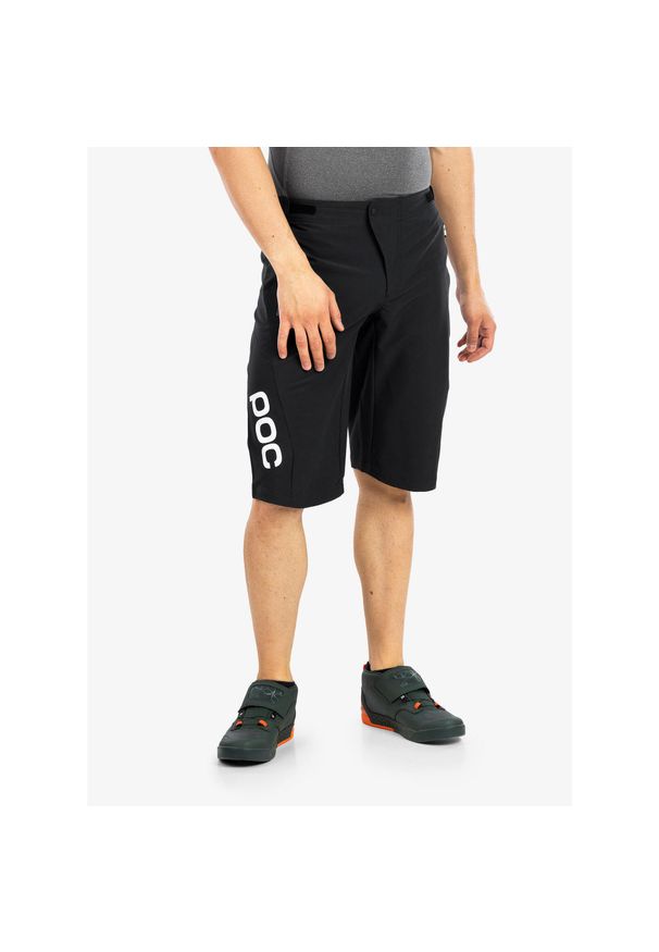 Spodenki rowerowe męskie POC Essential Enduro Shorts. Kolor: czarny