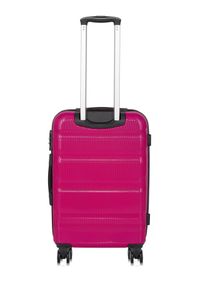 Ochnik - Komplet walizek na kółkach 19'/24'/28'. Kolor: różowy. Materiał: materiał, poliester, guma, kauczuk #13
