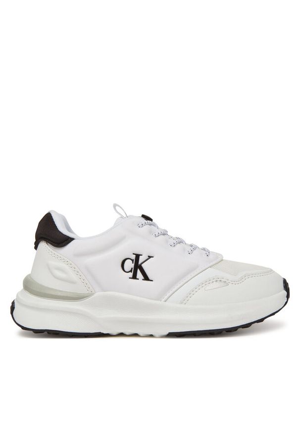 Sneakersy Calvin Klein Jeans. Kolor: biały