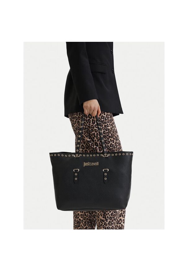 Torebka Just Cavalli. Kolor: czarny