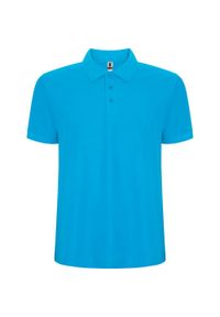 ROLY - Koszulka Polo Z Krótkim Rękawem Dla Dzieci Pegaso Premium. Typ kołnierza: polo. Kolor: niebieski. Długość rękawa: krótki rękaw. Długość: krótkie
