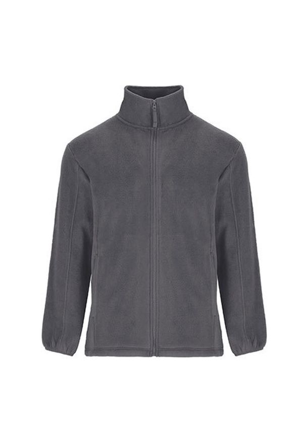 ROLY - Męska Bluza Polarowa. Kolor: szary. Materiał: polar. Sezon: zima. Styl: sportowy