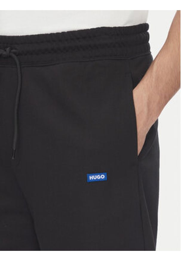 Hugo - HUGO Szorty sportowe Nasensio 50522364 Czarny Regular Fit. Kolor: czarny. Materiał: bawełna. Styl: sportowy