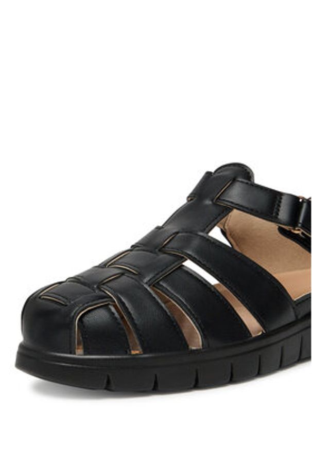 Clara Barson Sandały WFA3899-1 Czarny. Kolor: czarny. Materiał: materiał