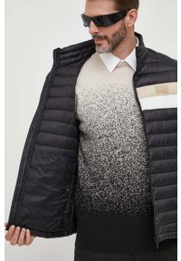 Karl Lagerfeld kurtka męska kolor czarny przejściowa. Kolor: czarny. Materiał: materiał #2